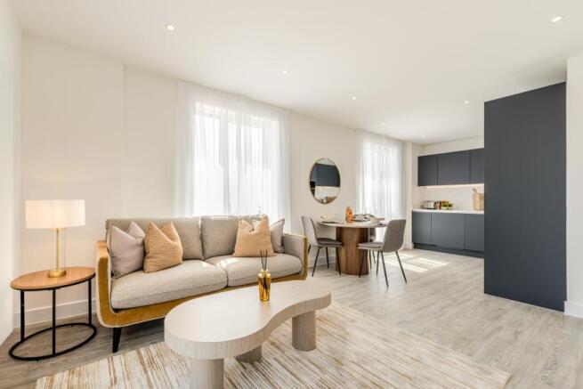 Lampton Parkside, 1bed 1bath showhome , Living