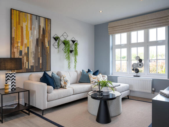 Family room of the Harrogate, a 4 bedroom house