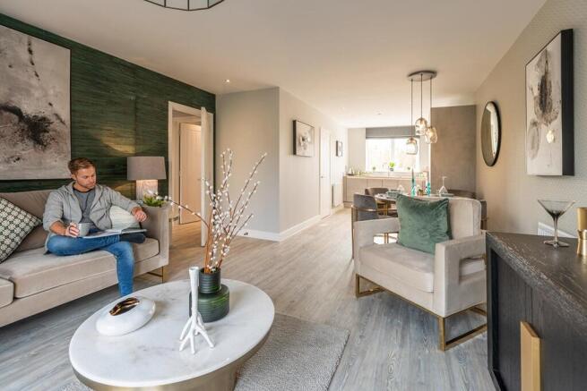 Sociable living area perfect for entertaining guests