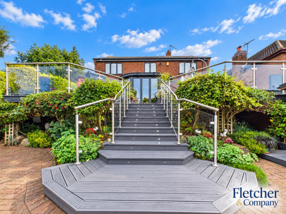 Rear Garden Steps To Decking