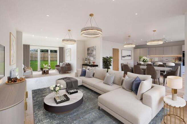 Staged Living Room