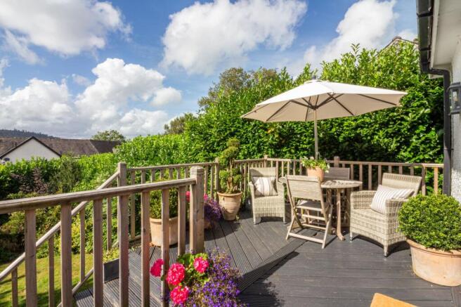 Rear decked area