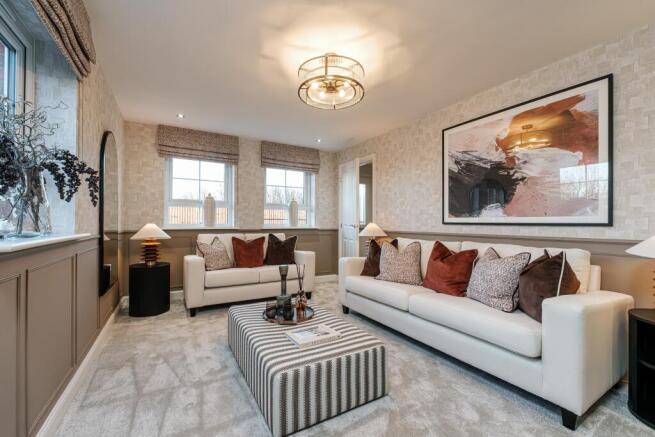 Interior view of the lounge in our 4 bed Hesketh home