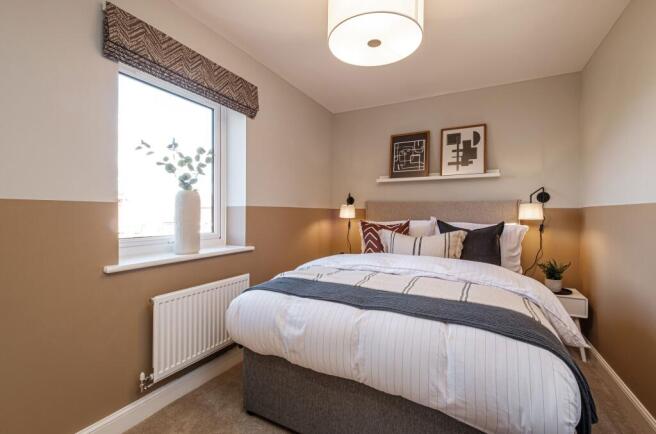Interior view of our 2 bed Kenley home bedroom 2