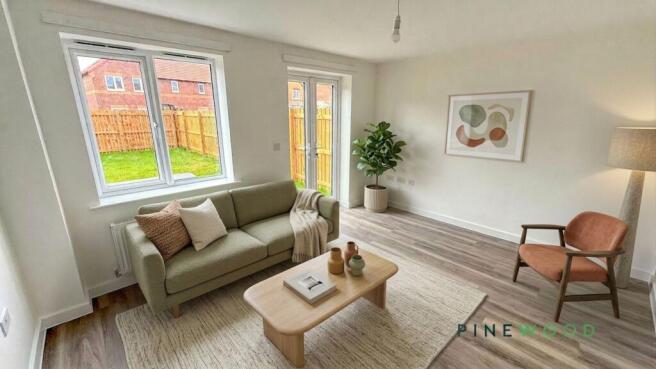 Staged Lounge (FURNISHINGS NOT INCLUDED)