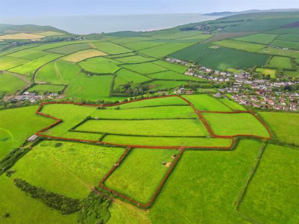Drone View with Boundary Outline