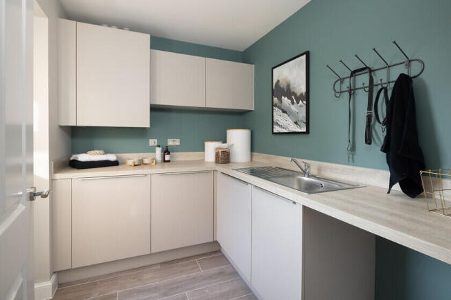 DWH Clipstone Park The Earlswood show home utility room