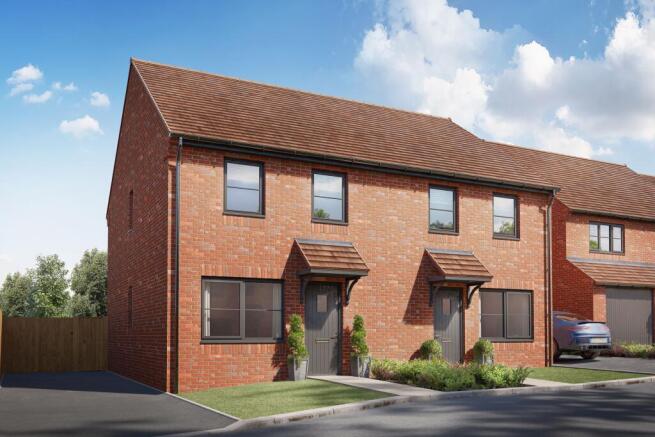 Exterior CGI view of our 3 bed Maidstone home