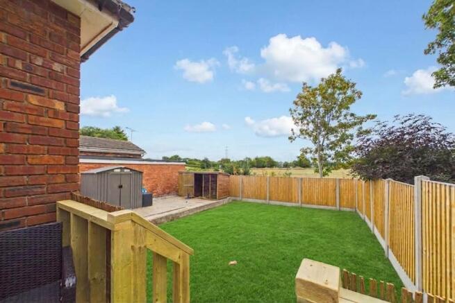 Rear garden enahnced