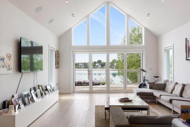Living room to lake view