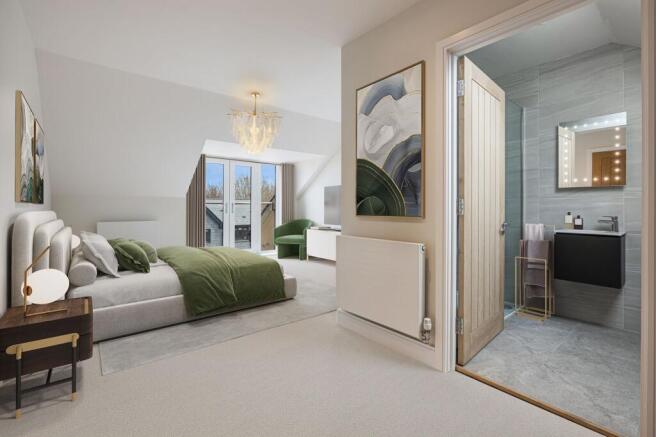Main Bedroom Staged