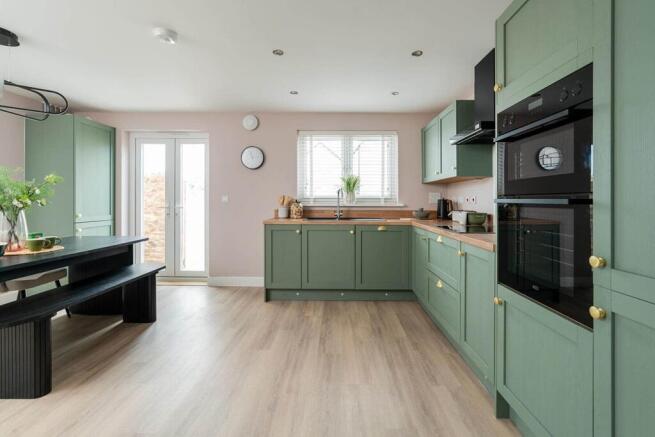 A brand new, modern kitchen is ready to go from the day you move in