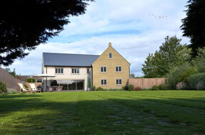 The Toppers, Bridge Road, Stoke Bruerne- CGI image