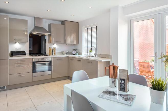 Open plan kitchen in the Maidstone housetype