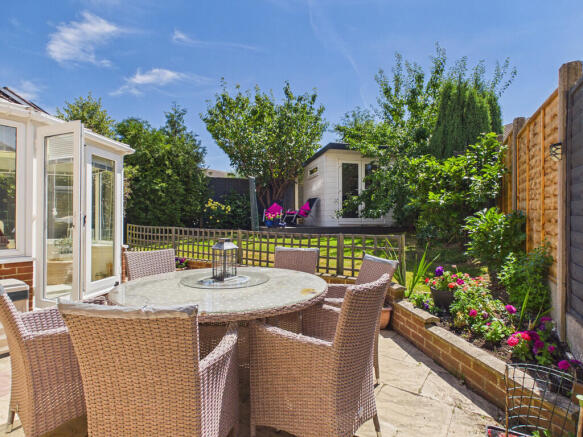 Patio to garden