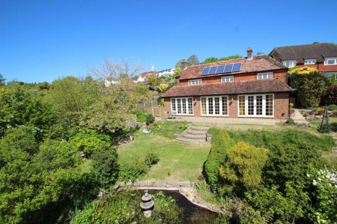 Rear of property