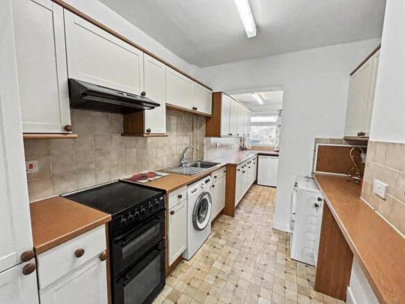 Kitchen with ample cupboards