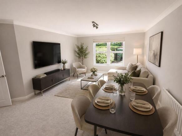 Living Room Virtually Dressed
