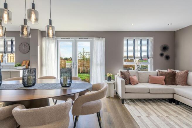 Faming/Dining area  in 4 bedroom Harris house type