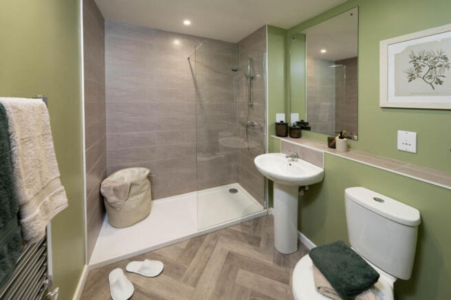 Show home shower room (2 bedroom apartment)