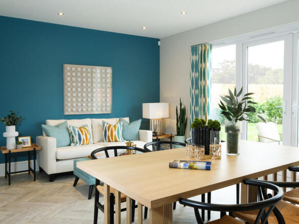 Dining room of the Stratford, a 4 bedroom house