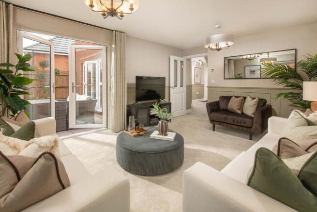 Curborough Fields Wychwood Show Home Lounge