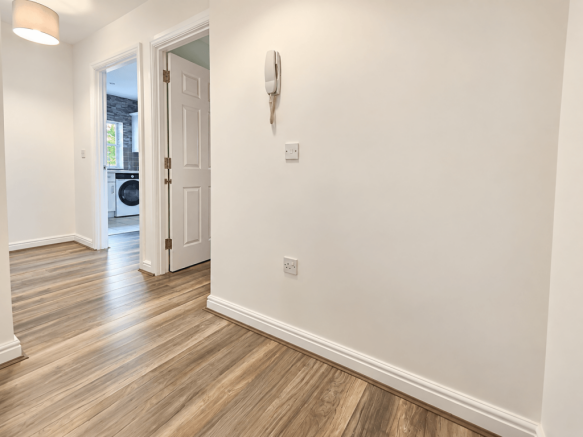 Bright Modern Apartment Hallway
