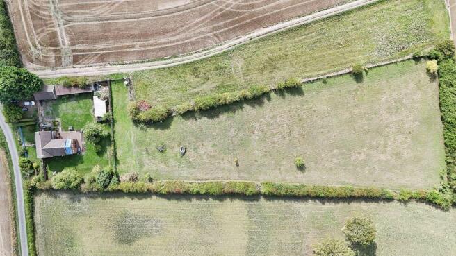 Ariel View of House and Paddock