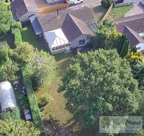 Drone back garden
