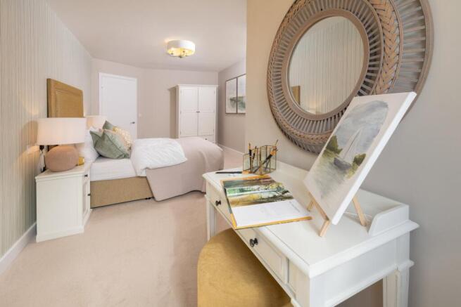 Show home walk-in wardrobe