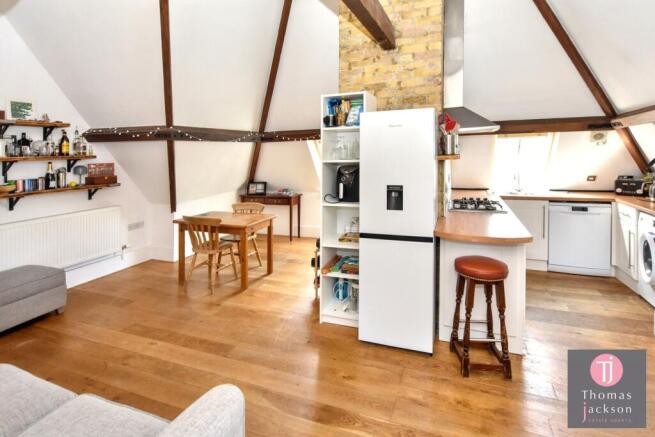 Open Plan room And Kitchen