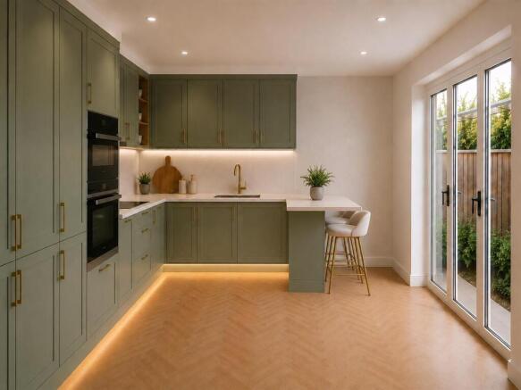 Kitchen - DIGITALLY ENHANCED