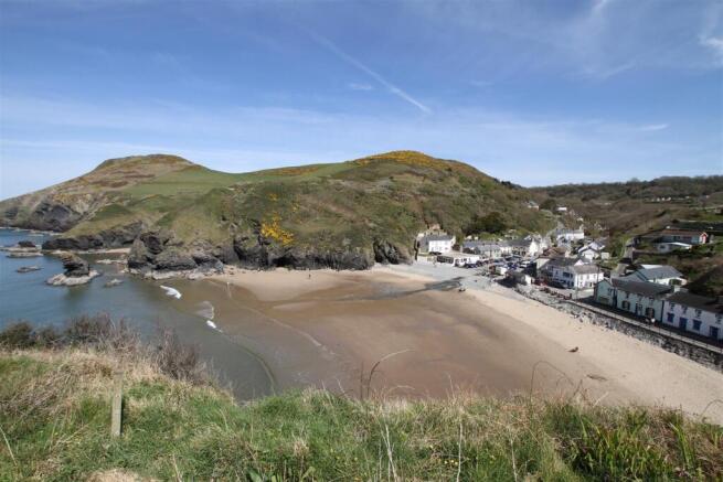 Nearby Llangrannog Beach
