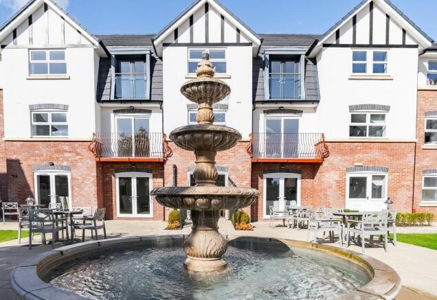 Court yard fountain