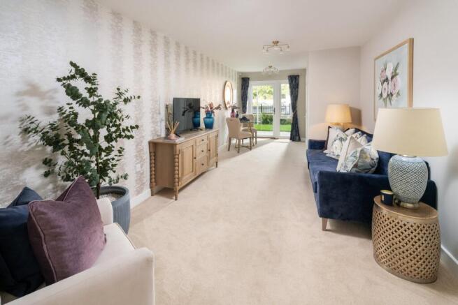Show home living room