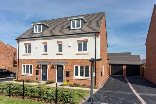 FRONTAGE, DRIVEWAY & GARAGE