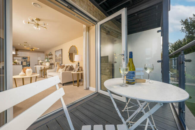 Show home balcony