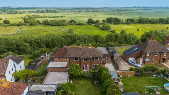 Drone - Front Elevation & Views