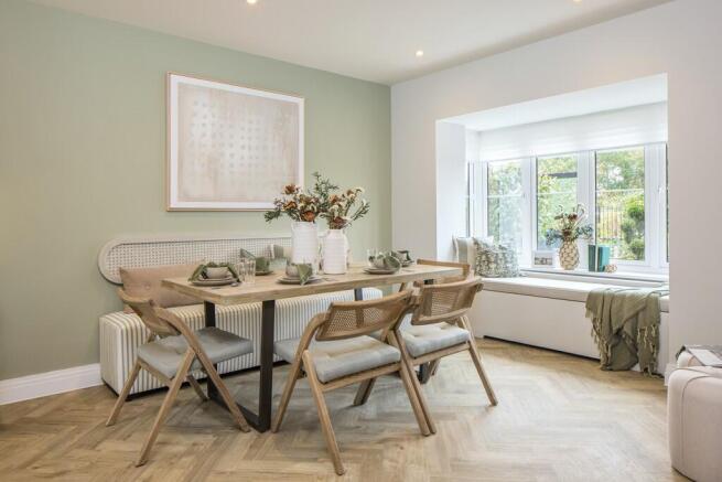 breakfast room new homes in chipping norton walnut house type