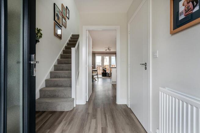 The Harrton has a light and airy hallway