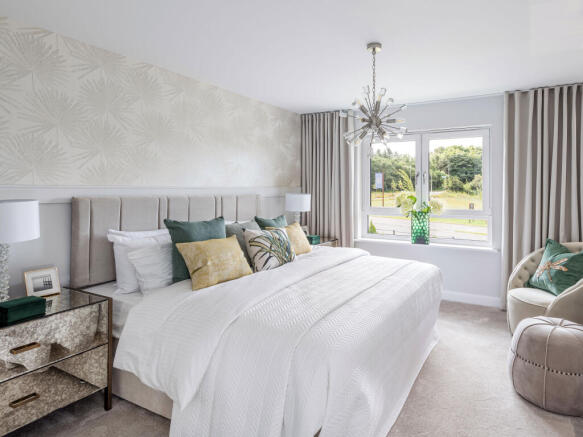Image of bedroom in 4 bedroom Glenbervie house type at Cammo Meadows