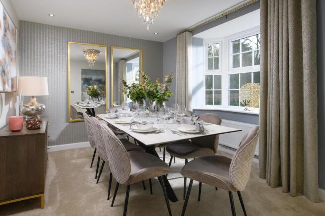 Internal image of the dining room The Fewston