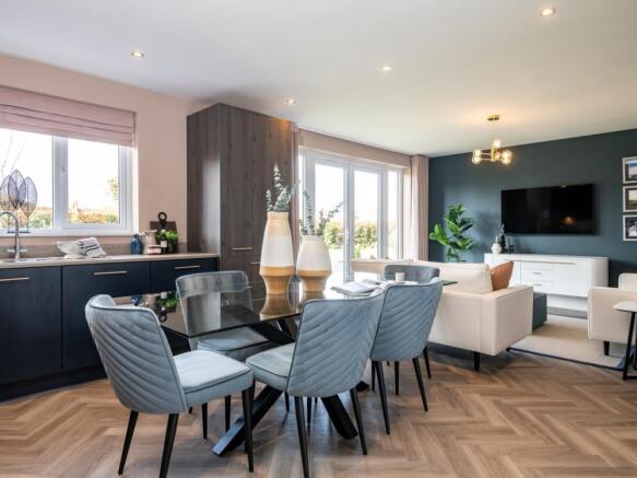 Family / dining of the Overton, a 4 bedroom house