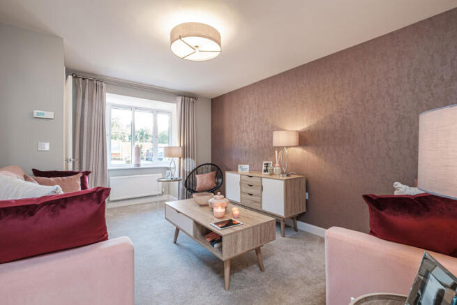 Inside view of  the lounge in our Andover 3 bed home