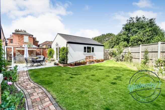 Gardens & garage to rear