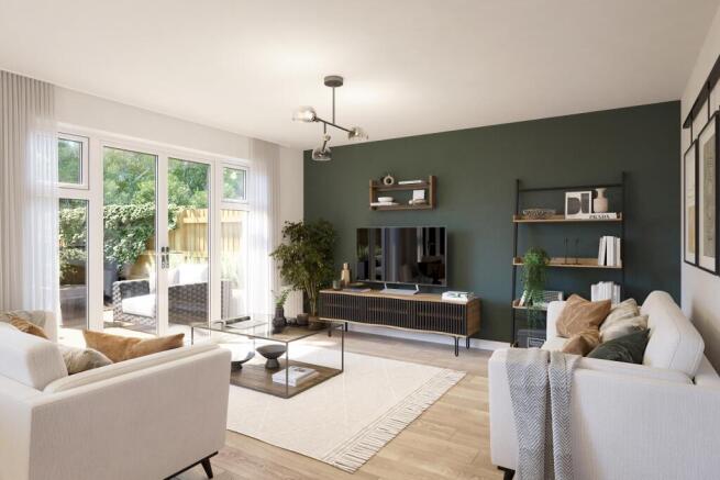 Lounge in a 2 bedroom Belton