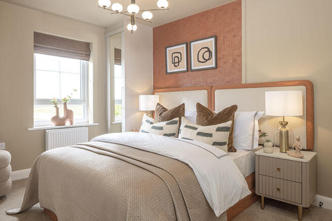 En suite main bedroom in the Maidstone 3 bedroom home