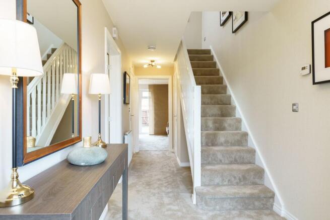 A bright and welcoming hallway