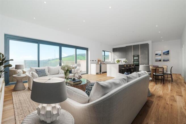 3 - sitting room and kitchen furniture and oak flo