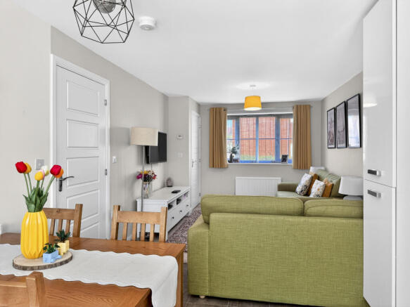 Open Plan Sitting Room/Kitchen/Dining Room
